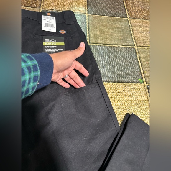 Dickies Men's Classic Black Dress Pants - Picture 9 of 10